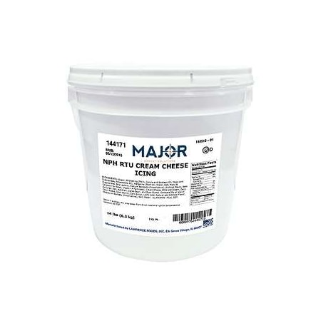 Major Bakery Solutions NPH RTU Cream Cheese Icing 14lbs 144171